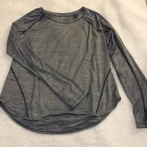 Grey long sleeve workout top!